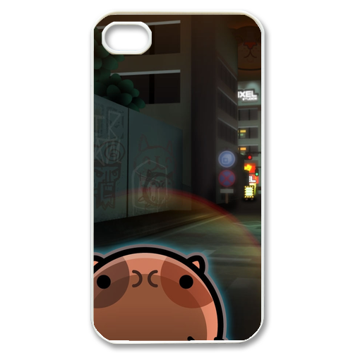 cartoon city life Case for iPhone 4,4S