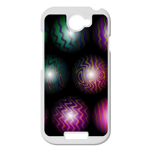 color wave beads Personalized Case for HTC ONE S
