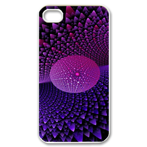 purple stars design Case for iPhone 4,4S