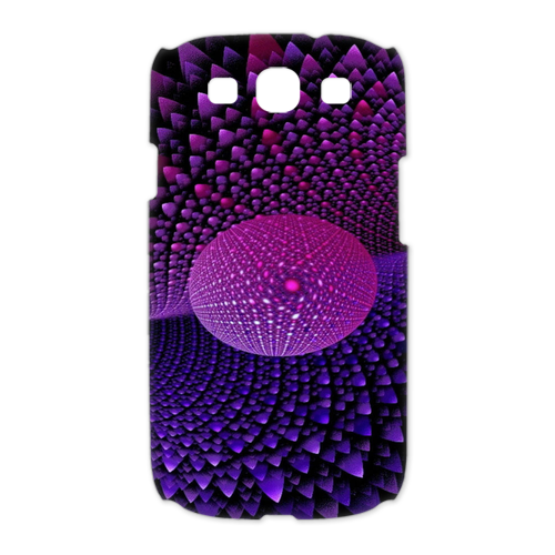 purple stars design Case for Samsung Galaxy S3 I9300 (3D)