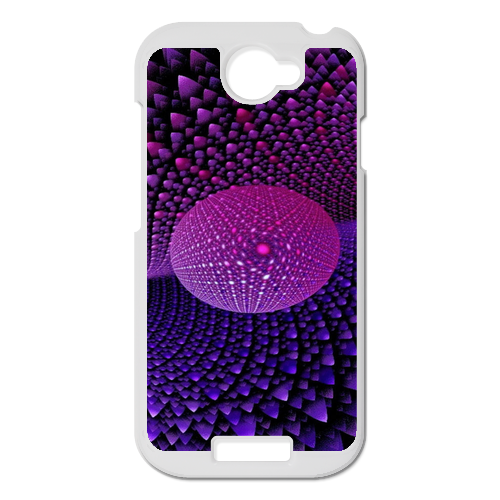 purple stars design Personalized Case for HTC ONE S