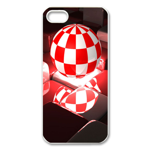 baseball white & red Case for Iphone 5