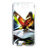 Butterfly on the car Case for Samsung Galaxy Note 2 N7100