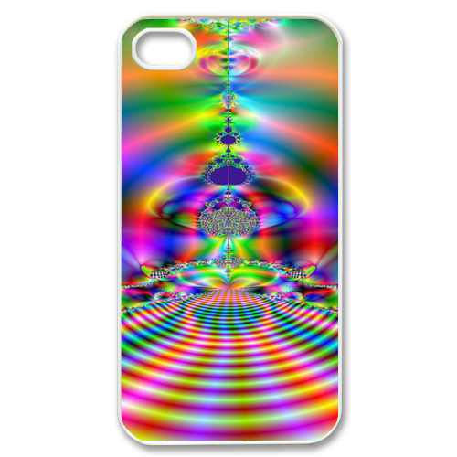 colorful sound wave Case for iPhone 4,4S