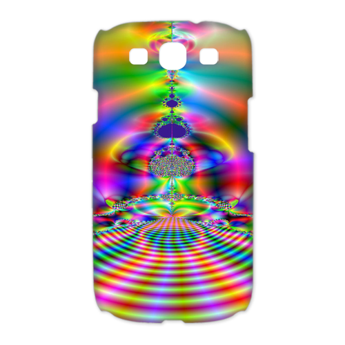 colorful sound wave Case for Samsung Galaxy S3 I9300 (3D)