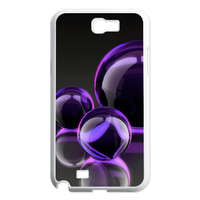 purple bubbles Case for Samsung Galaxy Note 2 N7100