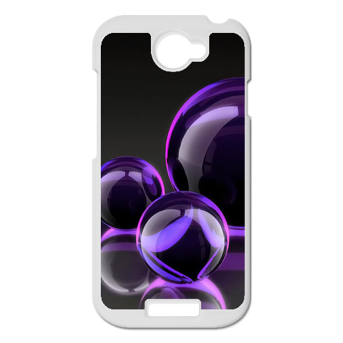 purple bubbles Personalized Case for HTC ONE S