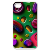 colorful bottons Case for iPhone 4,4S