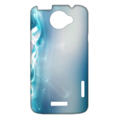 3d blue light Case for HTC One X +