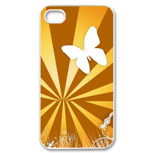free butterfly Case for iPhone 4,4S
