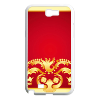 gold red style Case for Samsung Galaxy Note 2 N7100