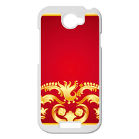 gold red style Personalized Case for HTC ONE S