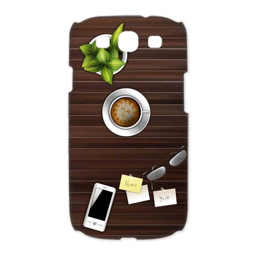 wood home desk Case for Samsung Galaxy S3 I9300 (3D)