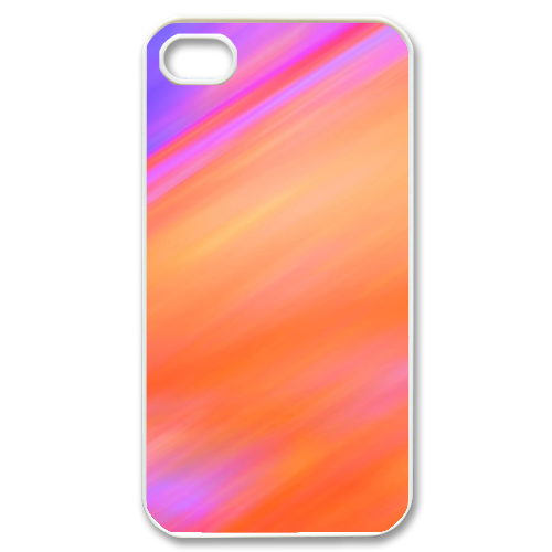 orange cover Case for iPhone 4,4S