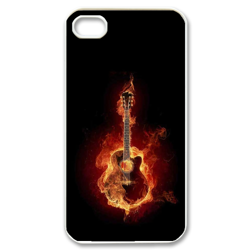 the burning guitar Case for iPhone 4,4S