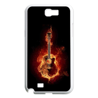 the burning guitar Case for Samsung Galaxy Note 2 N7100