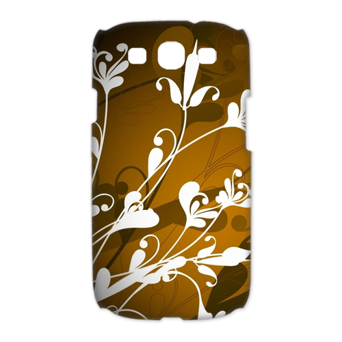 white flowers Case for Samsung Galaxy S3 I9300 (3D)