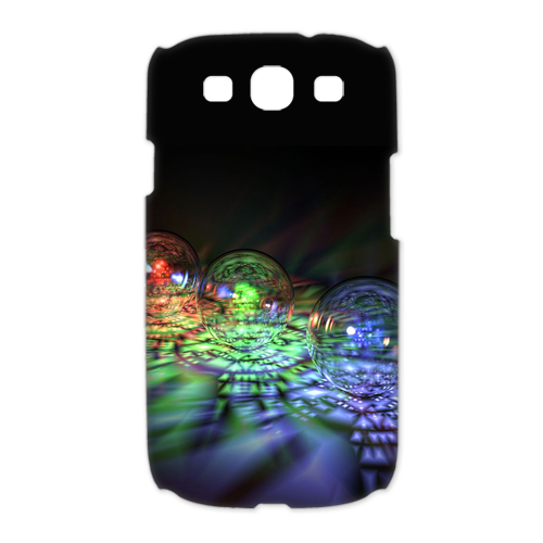 colorful bubbles Case for Samsung Galaxy S3 I9300 (3D)