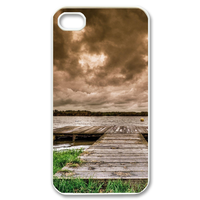 wooden trestle Case for iPhone 4,4S