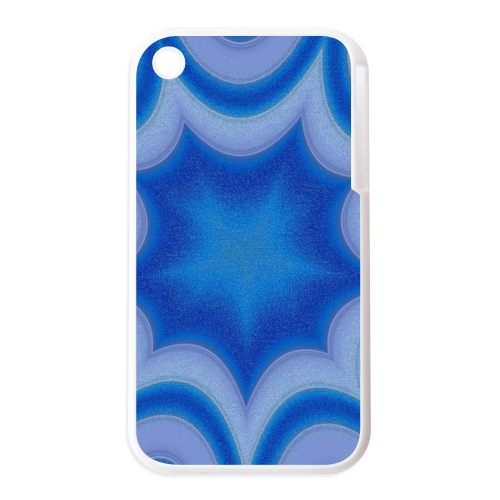 blue designs Personalized Cases for the IPhone 3
