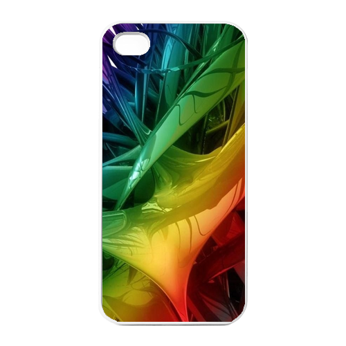peacock feather Charging Case for Iphone 4