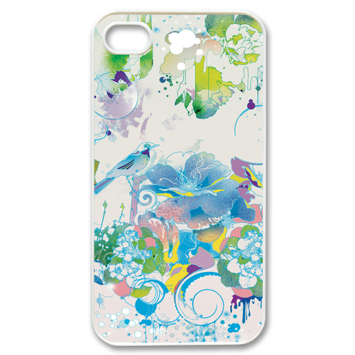 spring picture with birds Case for iPhone 4,4S