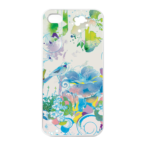 spring picture with birds Charging Case for Iphone 4