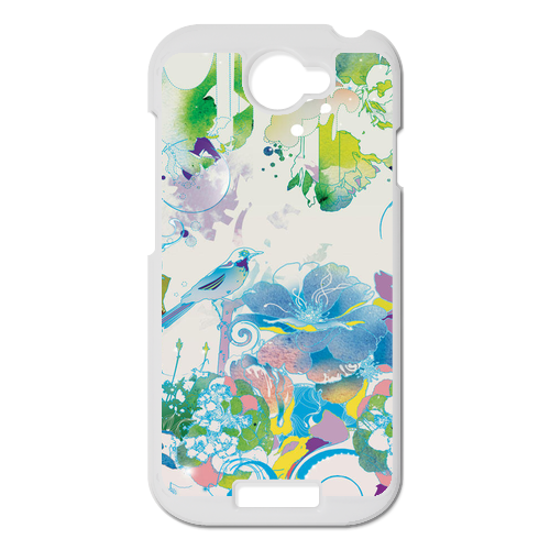 spring picture with birds Personalized Case for HTC ONE S