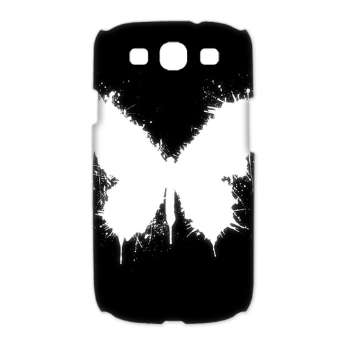 white butterfly Case for Samsung Galaxy S3 I9300 (3D)