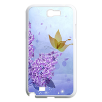 butterfly in the purple Case for Samsung Galaxy Note 2 N7100