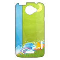green  picture Case for HTC One X +