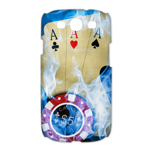 poker AAA Case for Samsung Galaxy S3 I9300 (3D)