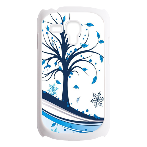 tree blue leaf Custom Cases for Samsung Galaxy SIII mini i8190