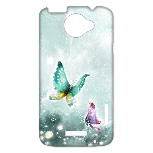 two butterflies Case for HTC One X +