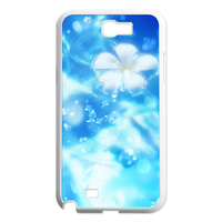 white ice flower Case for Samsung Galaxy Note 2 N7100