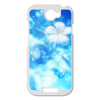 white ice flower Personalized Case for HTC ONE S