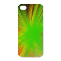 green cover Charging Case for Iphone 4