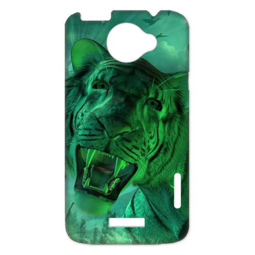 green tiger Case for HTC One X +