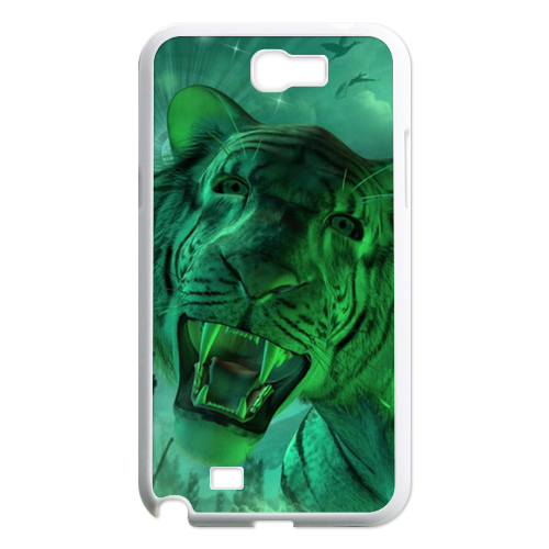 green tiger Case for Samsung Galaxy Note 2 N7100
