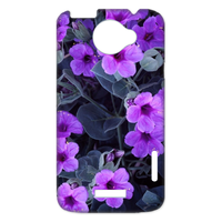 purple flowers Case for HTC One X +