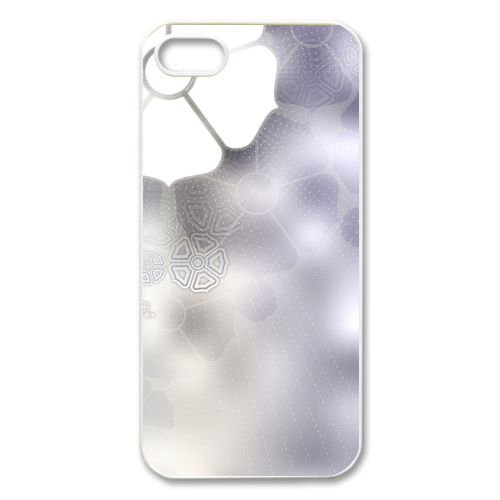 purple white flower Case for Iphone 5
