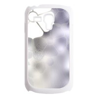 purple white flower Custom Cases for Samsung Galaxy SIII mini i8190