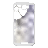 purple white flower Personalized Case for HTC ONE S