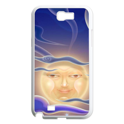 sun face Case for Samsung Galaxy Note 2 N7100