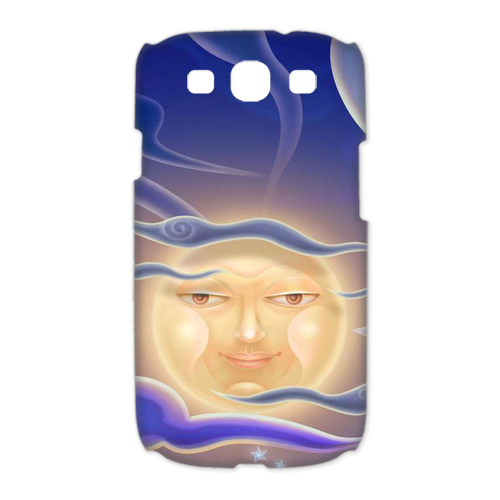 sun face Case for Samsung Galaxy S3 I9300 (3D)