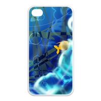 the fish in the sea Case for Iphone 4,4s (TPU)