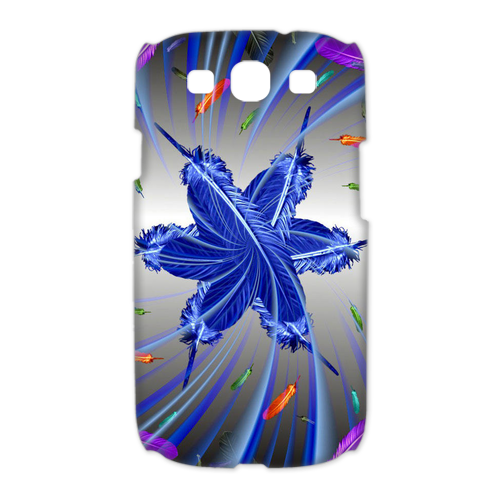 feather flower Case for Samsung Galaxy S3 I9300 (3D)