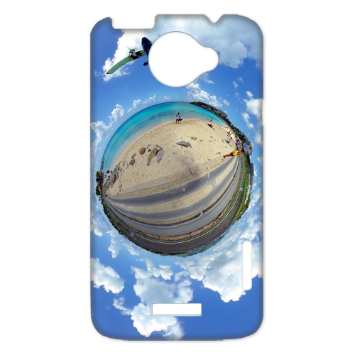 the earth with cloud Case for HTC One X +