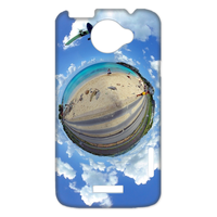 the earth with cloud Case for HTC One X +