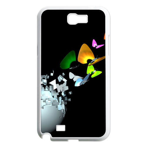 the earth with the butterflies Case for Samsung Galaxy Note 2 N7100